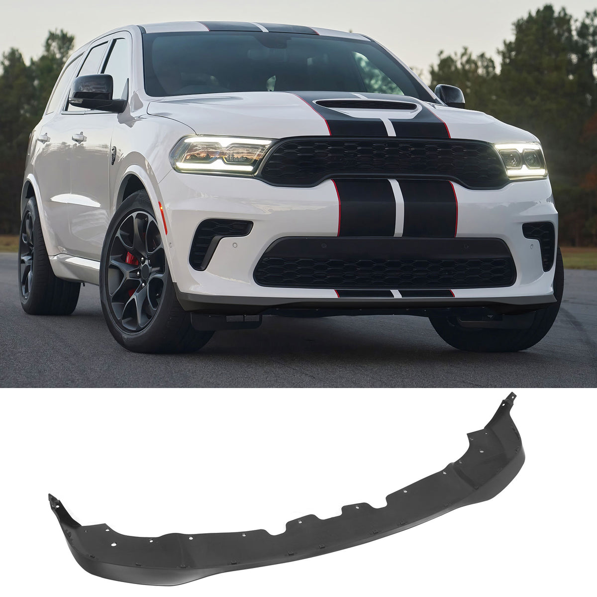 2021-2024 Dodge Durango Front Lip 21+ Hellcat Style PP Splitter