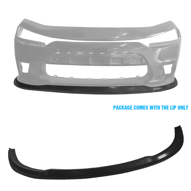 2015-2022 Dodge Charger V8 SRT Scat Pack Unpainted Front Bumper Lip PU