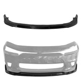 2015-2022 Dodge Charger V2 Style Unpainted Black Front Bumper Lip PU