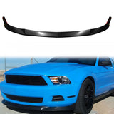 2010-2012 Ford Mustang V6 Unpainted Black Front Lip SplitterSpoiler PU