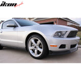 2010-2012 Ford Mustang V6 Unpainted Black Front Lip SplitterSpoiler PU