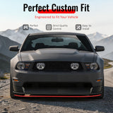 2010-2012 Ford Mustang V8 ST Style Unpainted Front Bumper Lip Chin PU