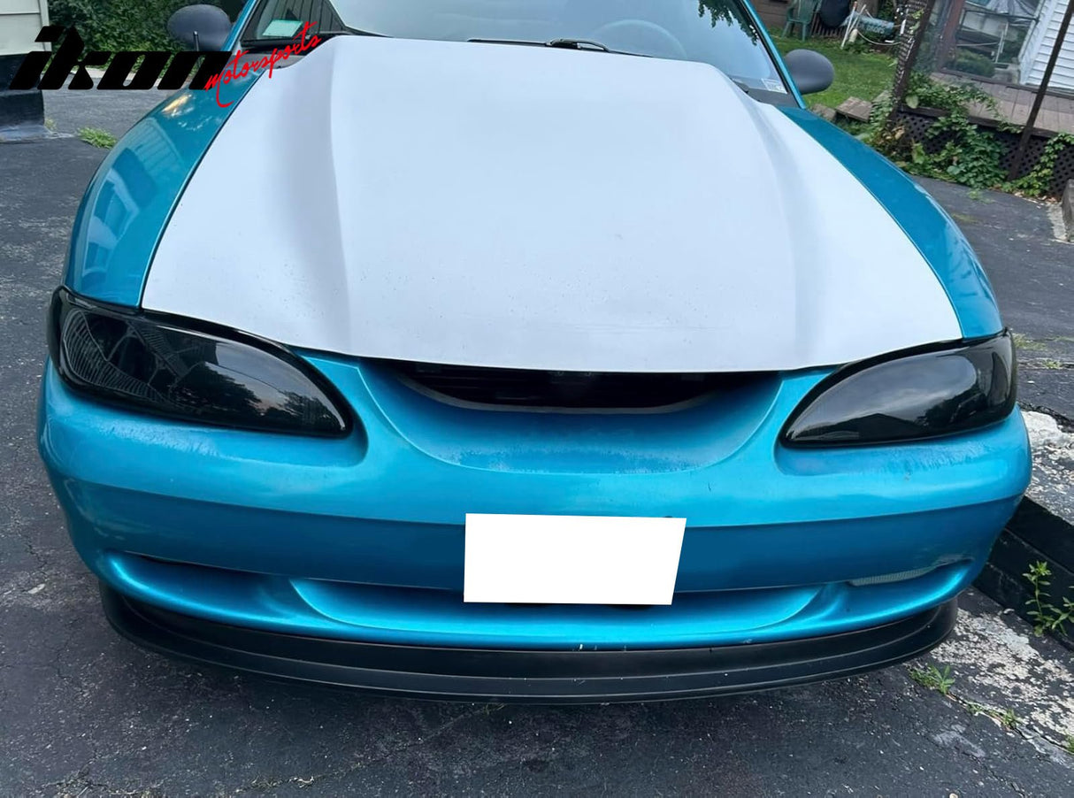 1994-1998 Ford Mustang MDA Cobra Style Unpainted Front Bumper Lip PU