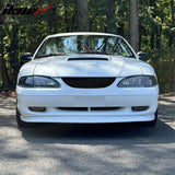 1994-1998 Ford Mustang MDA Cobra Style Unpainted Front Bumper Lip PU