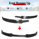 2012-2014 Ford Focus Base KB Style Front Bumper Lip Unpainted PU 2PCS