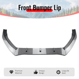 2016-2018 Ford Focus RS 3PCS Front Lower Bumper Lip Air Dam Chin Spoiler Splitter IKON Style Painted Carbon Fiber Print ABS Plastic