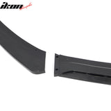 2015-2018 Ford Focus Sedan & Hatchback IKON Style Front Bumper Lip Lower Spoiler 3PCS Carbon Fiber Print PP