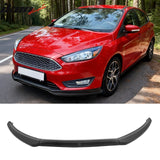 2015-2018 Ford Focus Sedan & Hatchback IKON Style Front Bumper Lip Lower Spoiler 3PCS Matte Black PP