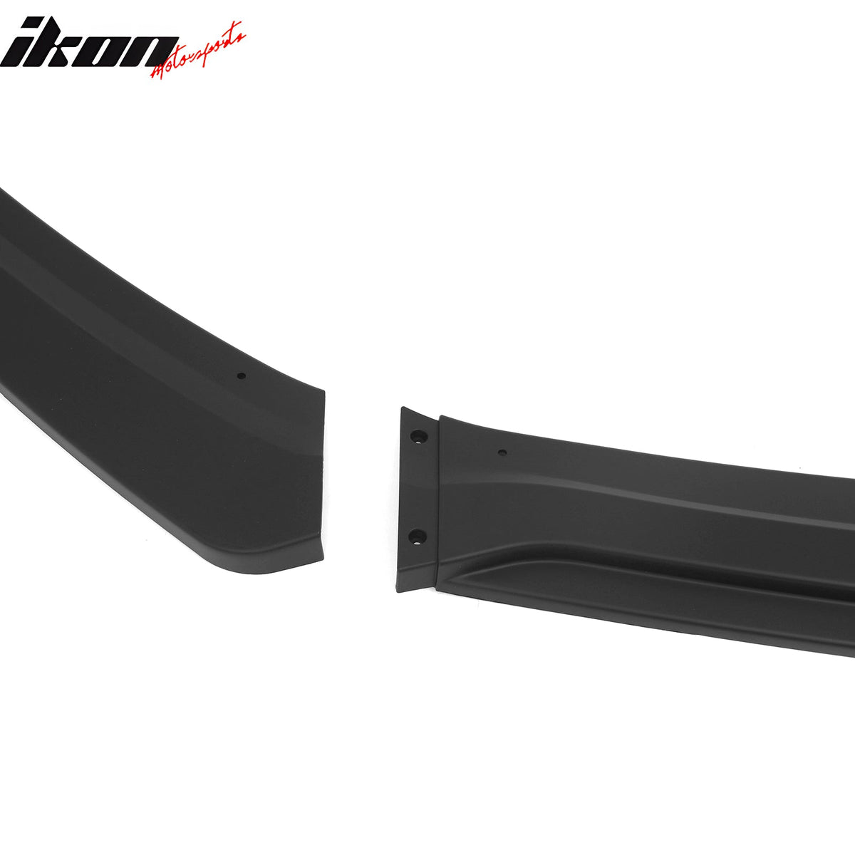 2015-2018 Ford Focus Sedan & Hatchback IKON Style Front Bumper Lip Lower Spoiler 3PCS Matte Black PP