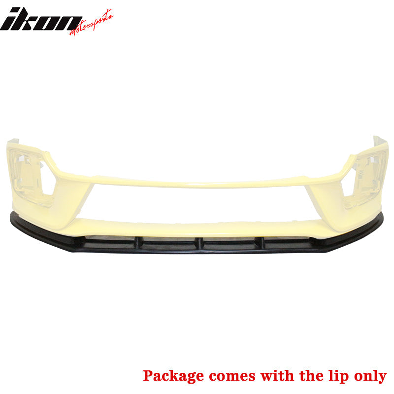 2016-2018 Ford Focus RS Unpainted Black Front Lip SplitterSpoiler PU