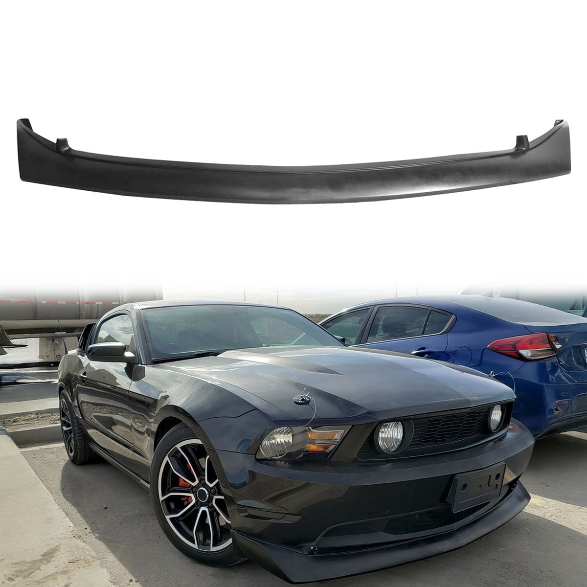 2010-2012 Ford Mustang GT V8 2Dr B2 Style PU Front Lip SplitterSpoiler