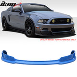 2013-2014 Ford Mustang GT Convertible Front Bumper Lip Chin Spoiler PU