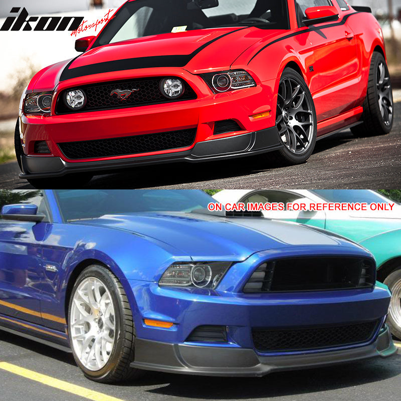 2013-2014 Ford Mustang GT Convertible Front Bumper Lip Chin Spoiler PU