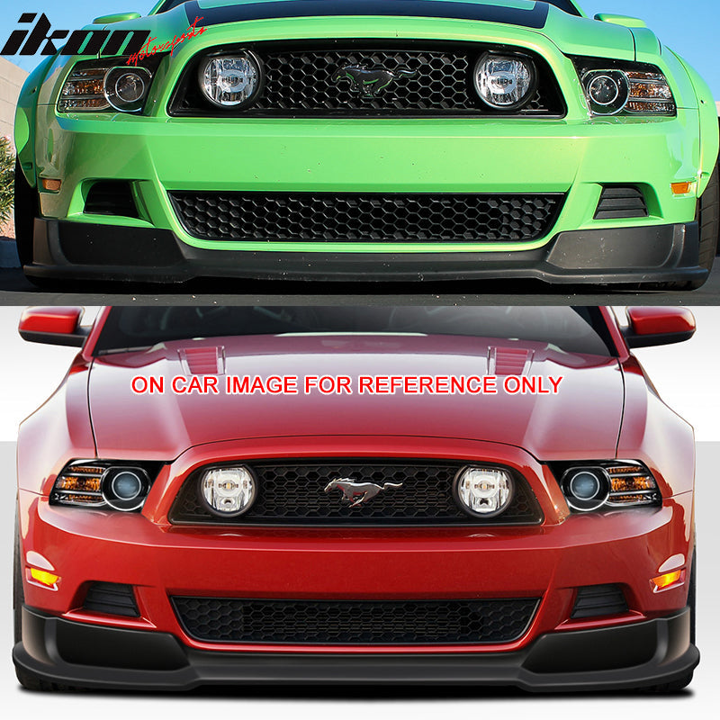 2013-2014 Ford Mustang GT Convertible Front Bumper Lip Chin Spoiler PU