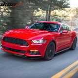 2015-2017 Ford Mustang Shelby GT Style Unpainted Front Lip SplitterPU