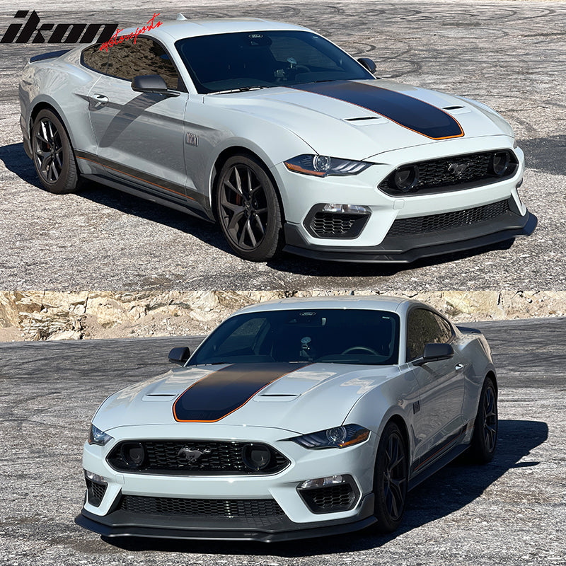 2021-2023 Ford Mustang Mach 1 Front Lip Handling Package Style
