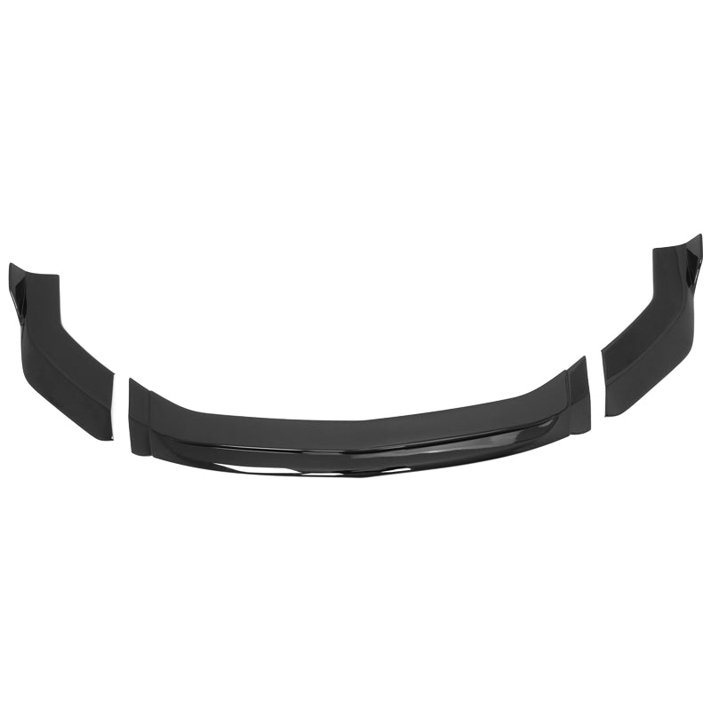 2024-2026 Ford Mustang Ecoboost GT V2 Style Front Lip Gloss Black 3PCS