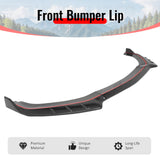 2024-2026 Ford Mustang EcoBoost GT IKON Style Front Bumper Lip Real Carbon Fiber