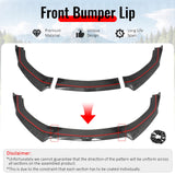 2024-2026 Ford Mustang EcoBoost GT IKON Style Front Bumper Lip Real Carbon Fiber
