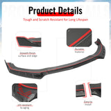 2024-2026 Ford Mustang EcoBoost GT IKON Style Front Bumper Lip Real Carbon Fiber