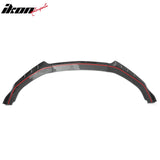 2024-2026 Ford Mustang EcoBoost GT IKON Style Front Bumper Lip Real Carbon Fiber