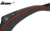 2024-2026 Ford Mustang EcoBoost GT IKON Style Front Bumper Lip Real Carbon Fiber