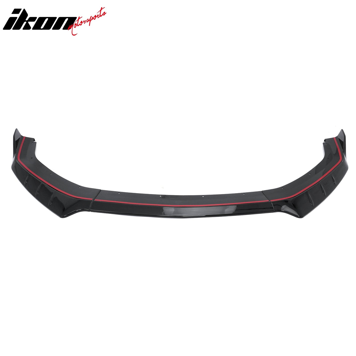 2024-2026 Ford Mustang EcoBoost GT IKON Style Front Bumper Lip Gloss Black ABS