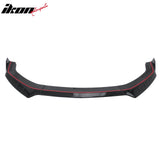 2024-2026 Ford Mustang EcoBoost GT IKON Style Front Bumper Lip Gloss Black ABS
