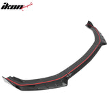 2024-2026 Ford Mustang EcoBoost GT IKON Style Front Bumper Lip Gloss Black ABS