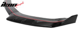 2024-2026 Ford Mustang EcoBoost GT IKON Style Front Bumper Lip Gloss Black ABS