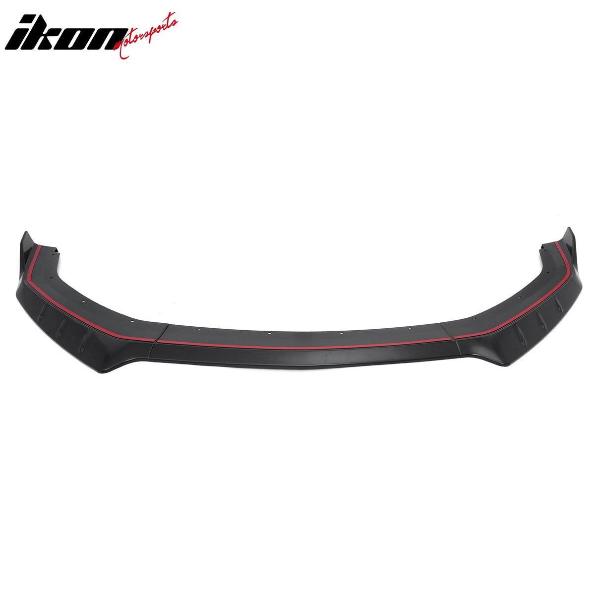 2024-2026 Ford Mustang EcoBoost GT IKON Style Front Bumper Lip Matte Black ABS