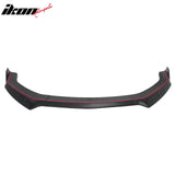2024-2026 Ford Mustang EcoBoost GT IKON Style Front Bumper Lip Matte Black ABS