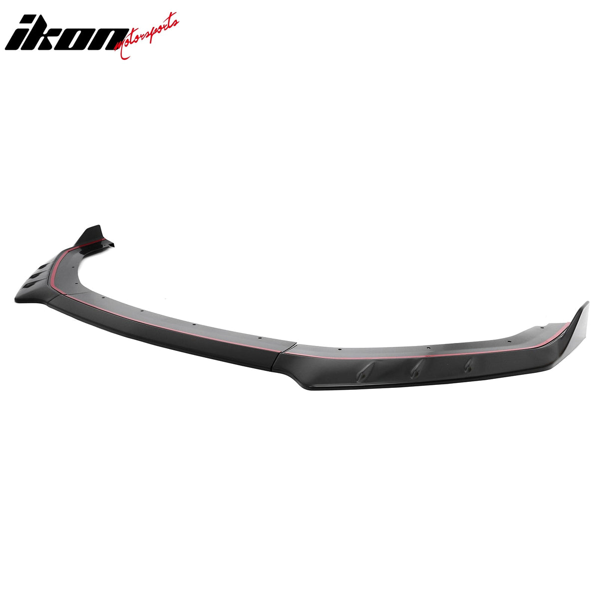 2024-2026 Ford Mustang EcoBoost GT IKON Style Front Bumper Lip Matte Black ABS