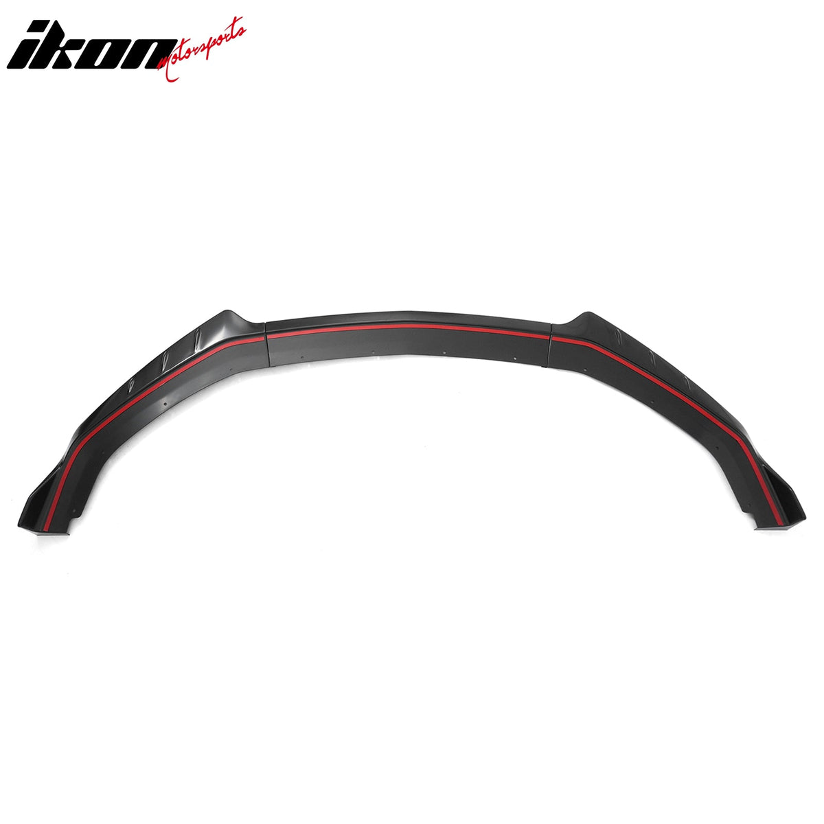 2024-2026 Ford Mustang EcoBoost GT IKON Style Front Bumper Lip Matte Black ABS