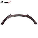 2024-2026 Ford Mustang EcoBoost GT IKON Style Front Bumper Lip Matte Black ABS