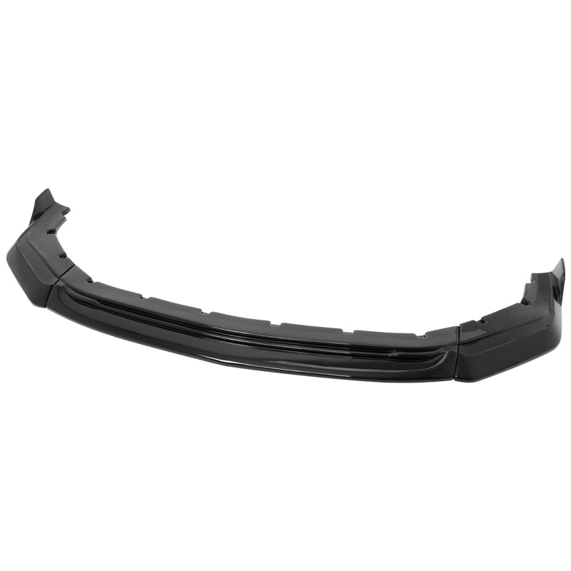 2024-2026 Ford Mustang IKON Style Front Bumper Lip Gloss Black ABS 3PC