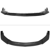 2024-2026 Ford Mustang IKON Style Front Bumper Lip Gloss Black ABS 3PC