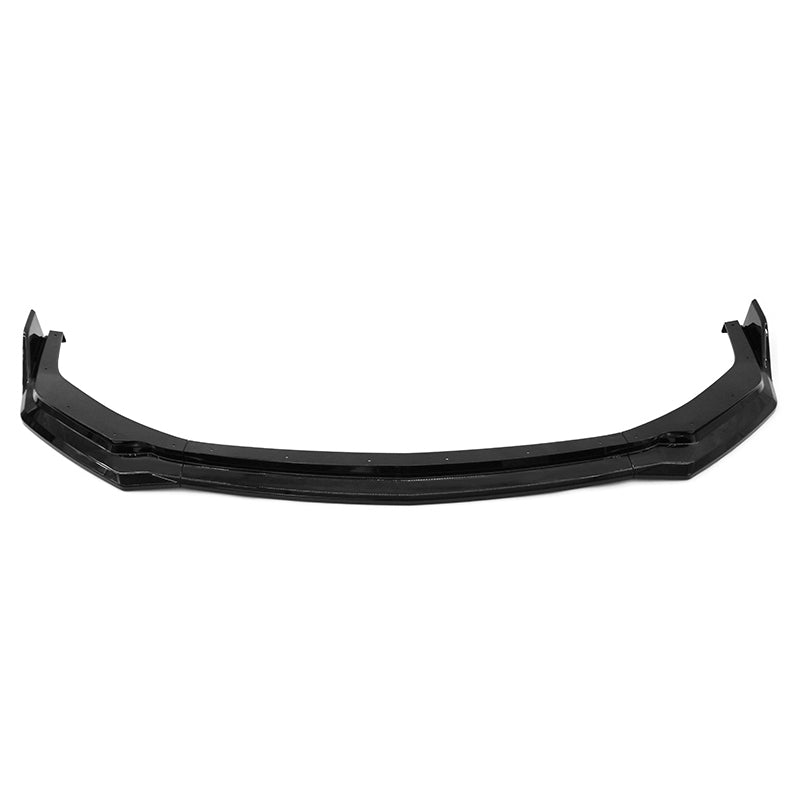 2024-2026 Ford Mustang Front Bumper Lip 3PC Gloss Black ABS Spoiler