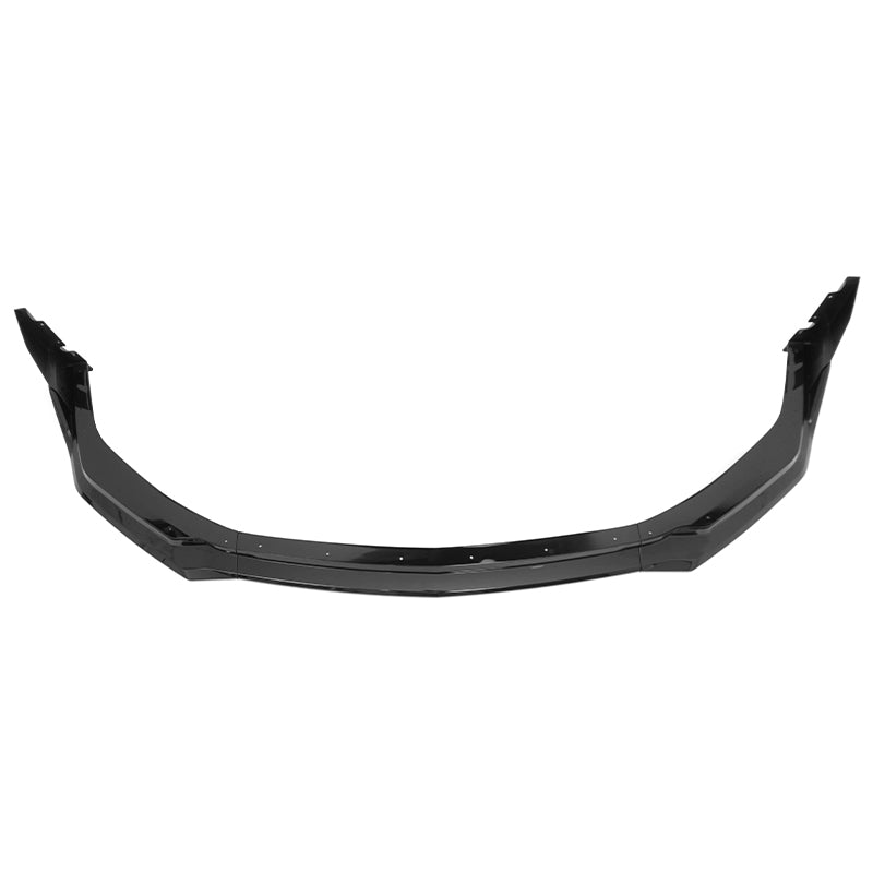 2024-2026 Ford Mustang Front Bumper Lip 5PC Gloss Black ABS Spoiler