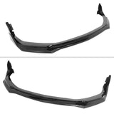 2024-2026 Ford Mustang Front Bumper Lip 5PC Gloss Black ABS Spoiler