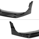 2024-2026 Ford Mustang Front Bumper Lip 5PC Gloss Black ABS Spoiler