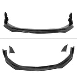 2024-2026 Ford Mustang Front Bumper Lip 5PC Gloss Black ABS Spoiler