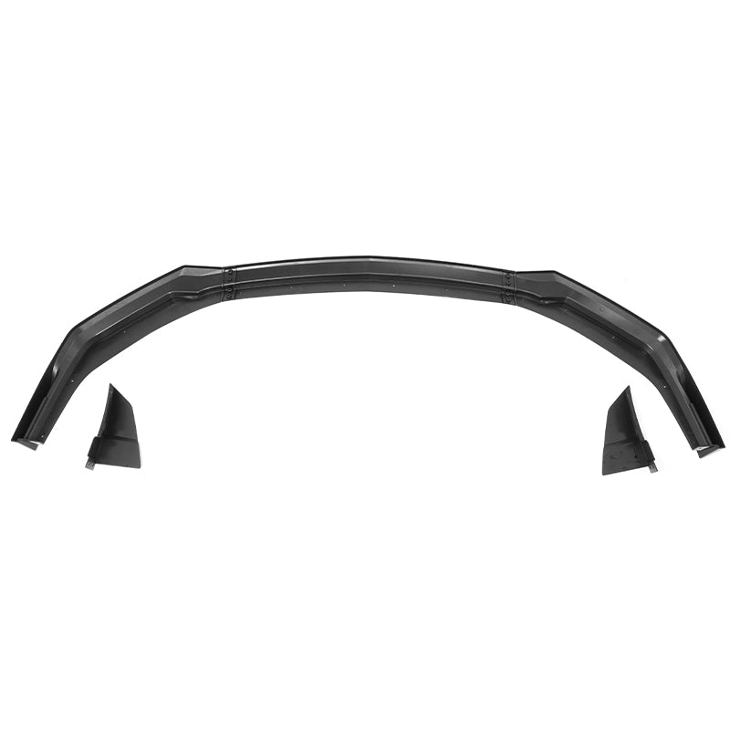 2024-2026 Ford Mustang Front Bumper Lip 5PC Gloss Black ABS Spoiler