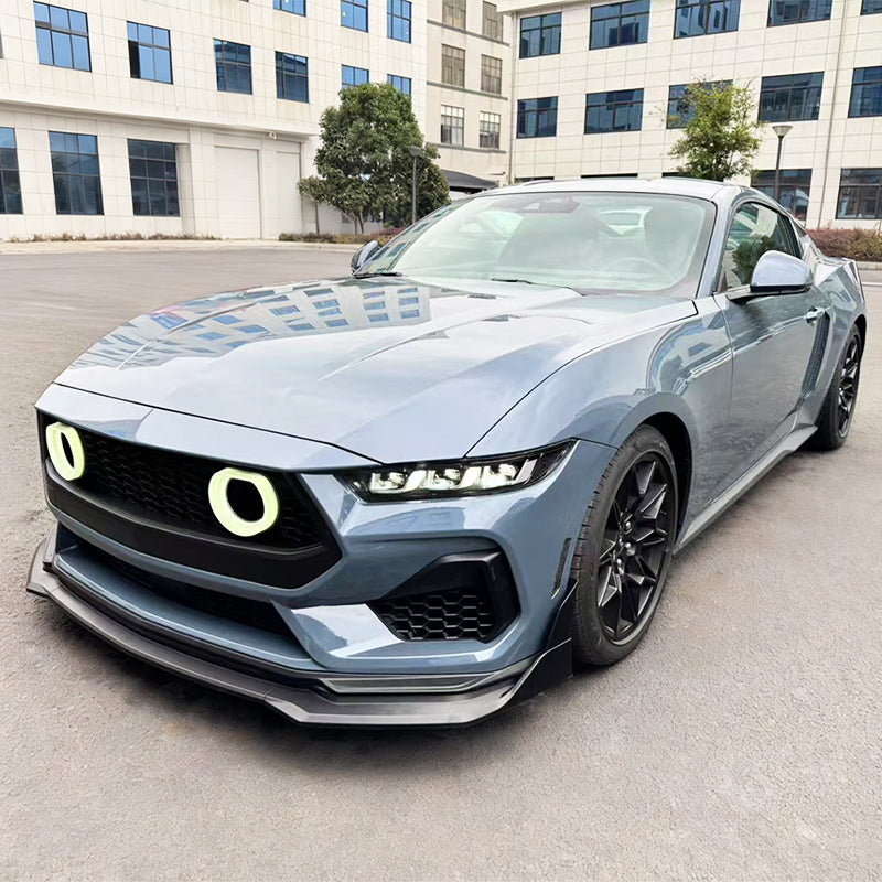 2024-2026 Ford Mustang Front Bumper Lip 5PC Spoiler