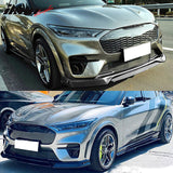2021-2023 Ford Mustang Mach-E Front Bumper Lip Spoiler 3PC