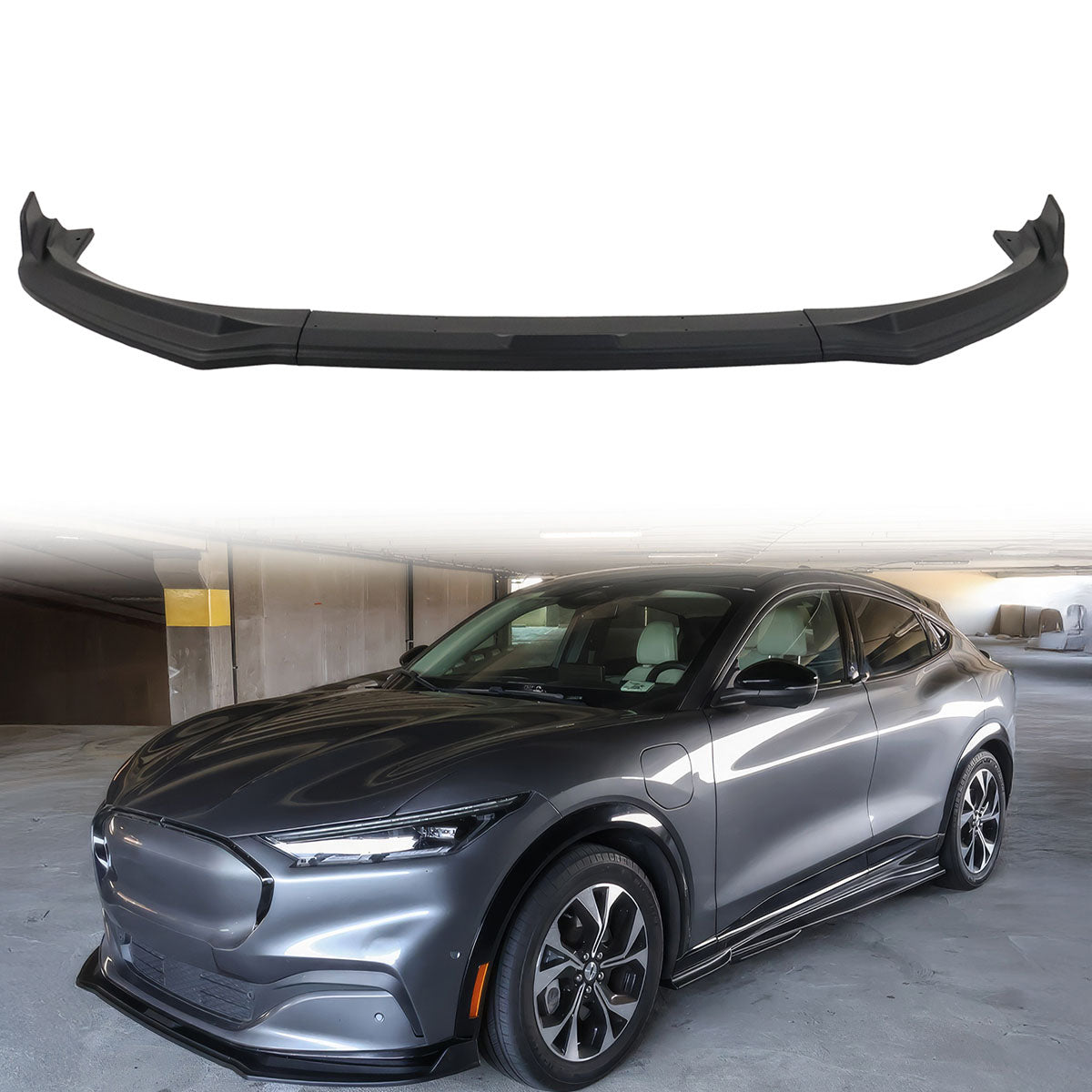 2021-2024 Ford Mustang Mach-E IKON 3PC Front Bumper Lip PP