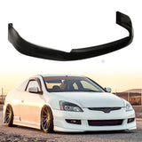 2003-05 Honda Accord 2Dr HFP Style Black Front Lip Splitter Spoiler PU
