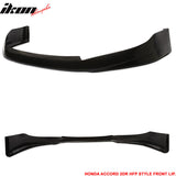 2003-2005 Honda Accord Coupe HFP Style Unpainted Front Bumper Lip PU