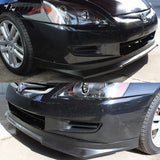 2003-2005 Honda Accord HC1 Style CF Texture Front Bumper Lip Spoiler