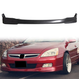 2003-2005 Honda Accord Sedan Front Lip T-R Style Unpainted Front Bumper Lip PU